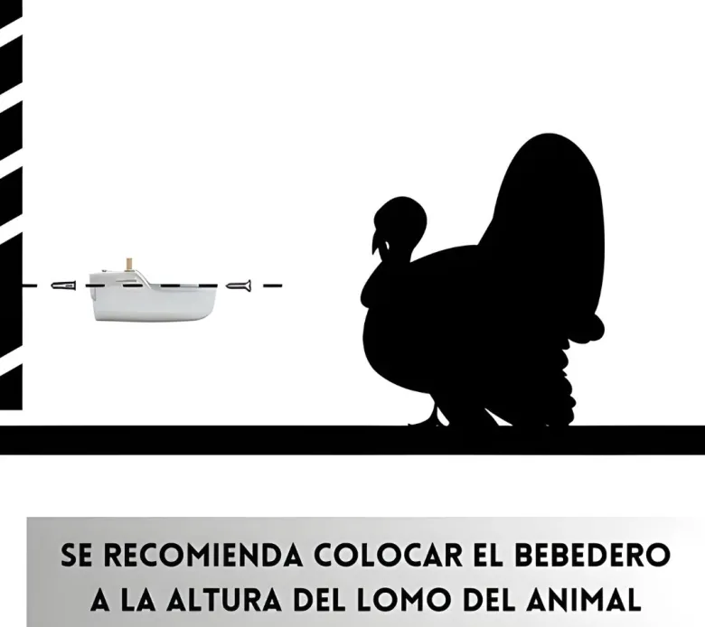 Bebedero automático de aluminio