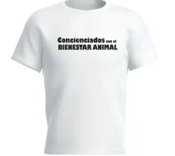 Camiseta "Concienciados con el bienestar animal"