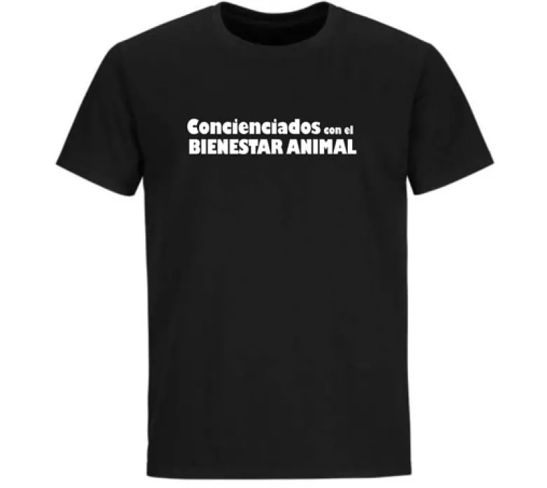 Camiseta "Concienciados con el bienestar animal"