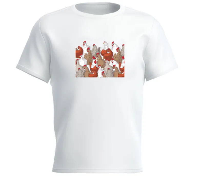 Camiseta Gallinas