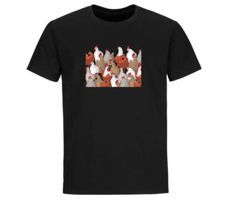 Camiseta Gallinas
