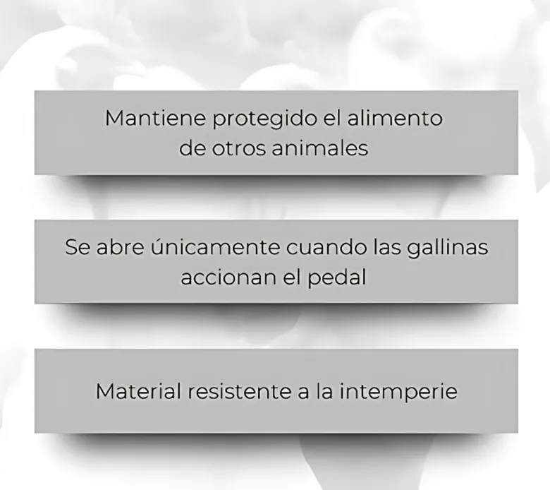 Comedero de pedal