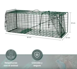 Jaula Trampa para pequeños mamíferos