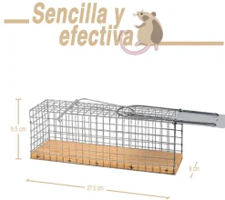 Jaula trampa ratas