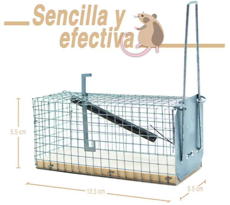 Jaula trampa ratones