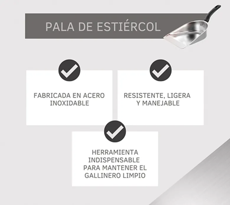 Pala de estiércol