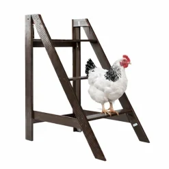 Percha simple para gallinero