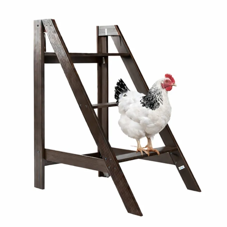 Percha simple para gallinero