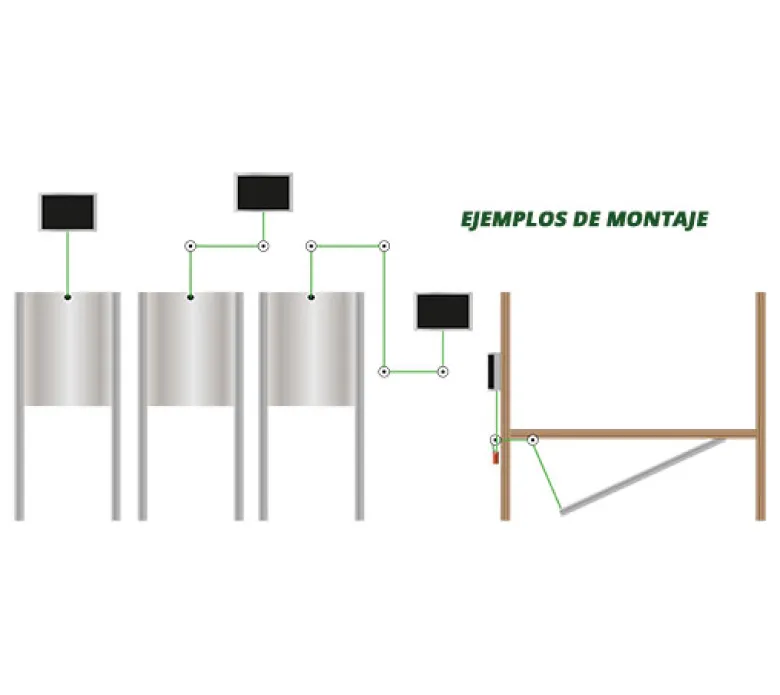 Polea para puerta automática