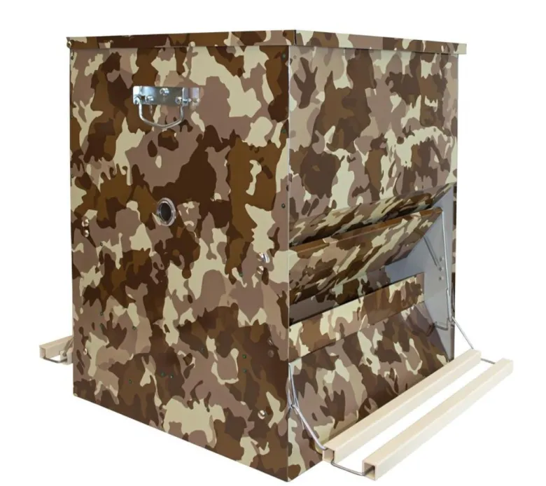Tolva camuflaje con doble pedal