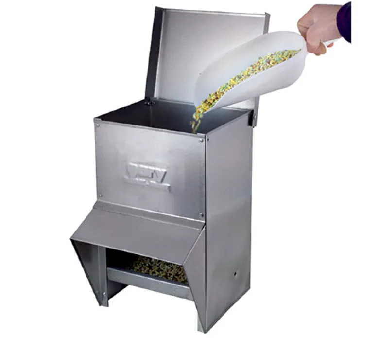 Tolva de exterior galvanizada 17 kg