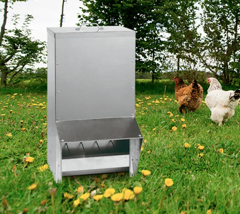 Tolva de exterior galvanizada 23 kg