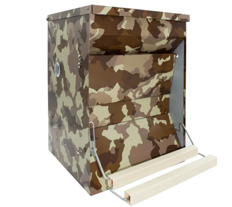 Tolva de pedal color camuflaje
