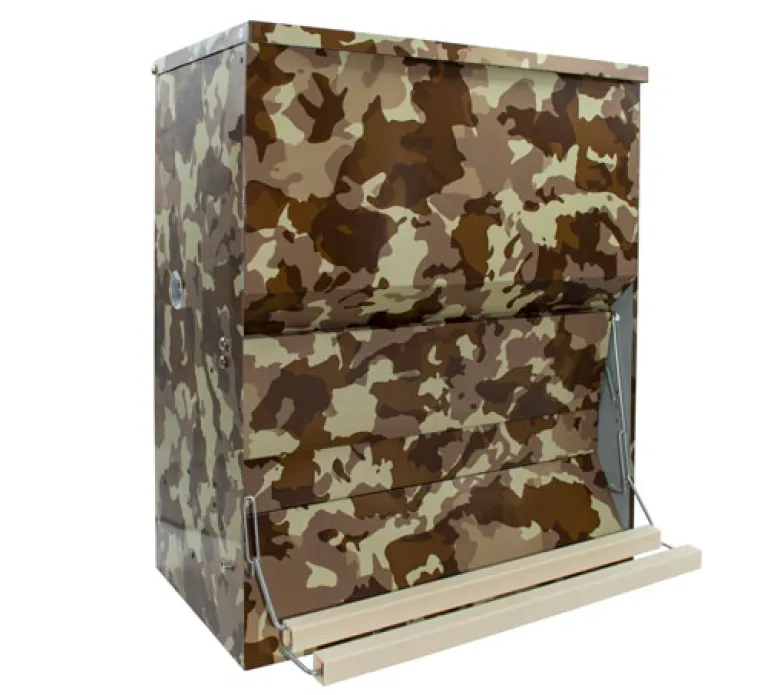 Tolva de pedal color camuflaje
