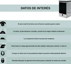 Tolva self-service para perros