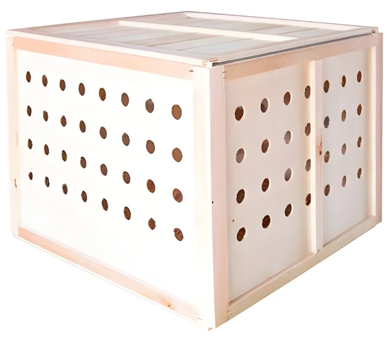 Transportín de madera talla M alta