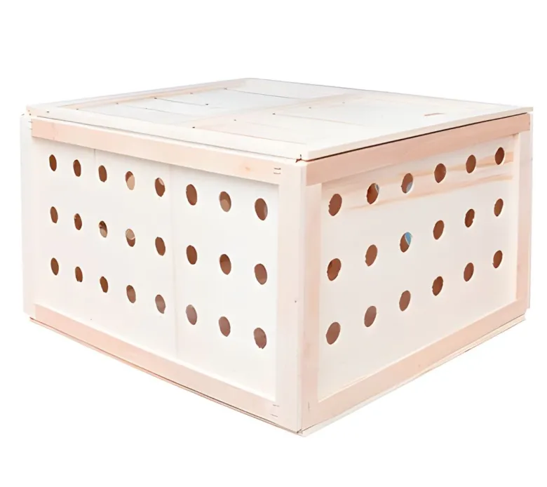 Transportín de madera talla M baja